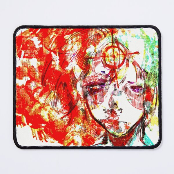 Item preview, Red Chaos Girl Portrait designed and sold by JackyMirenden.
