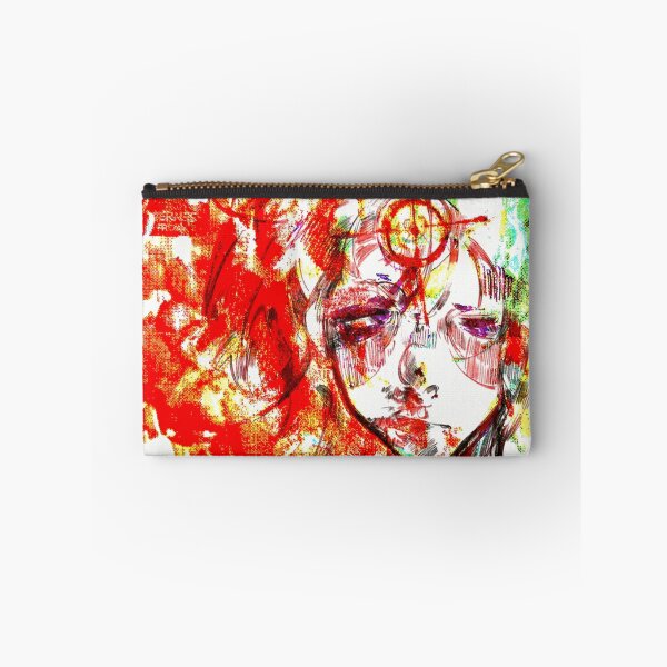 Item preview, Red Chaos Girl Portrait designed and sold by JackyMirenden.