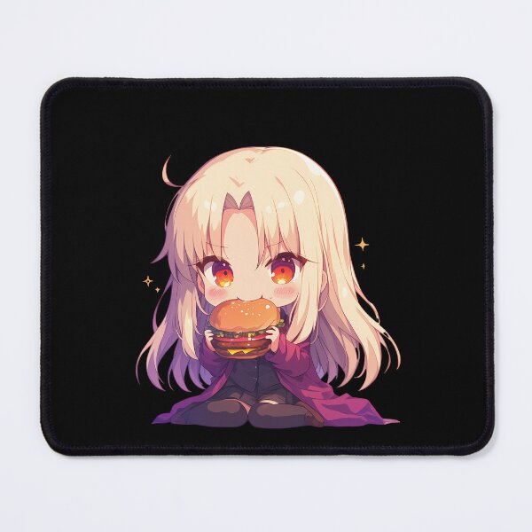 Item preview, Illyasviel von Einzbern Fate Stay Night Chibi Burger Kawaii Glow designed and sold by earlobejerk.