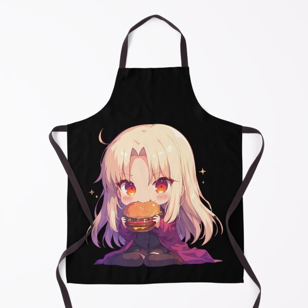 Item preview, Illyasviel von Einzbern Fate Stay Night Chibi Burger Kawaii Glow designed and sold by earlobejerk.