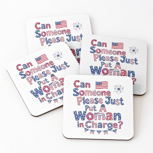 Item preview, Can Someone Please Just Put A Woman In Charge? American Patriotism Female Leadership Voter designed and sold by HumansStuck12.