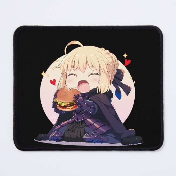 Item preview, Saber Alter Fate Stay Night Chibi Burger Joy designed and sold by earlobejerk.