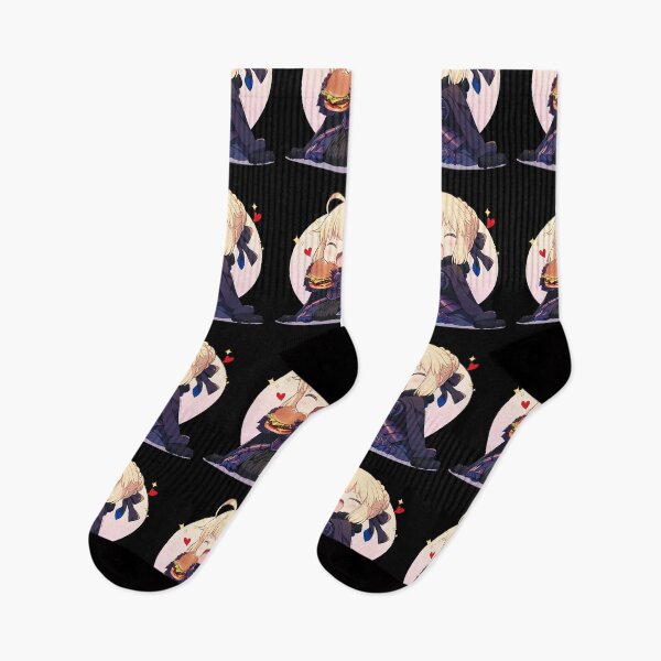 Item preview, Saber Alter Fate Stay Night Chibi Burger Joy designed and sold by earlobejerk.