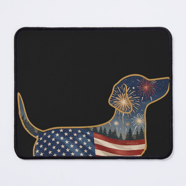 Item preview, Dachshund America's 250th Patriotic Dog Fireworks designed and sold by CriseldaBruning.
