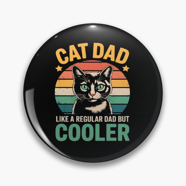 Item preview, Cat Dad Like A Regular Dad But Cooler T-Shirt designed and sold by GiaoCalonas.