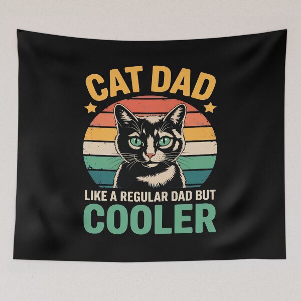 Item preview, Cat Dad Like A Regular Dad But Cooler T-Shirt designed and sold by GiaoCalonas.