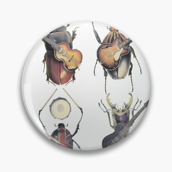 Item preview, Bug Band Rock Music Insects Art Style designed and sold by snugglee.