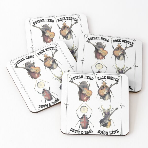 Item preview, Bug Band Rock Music Insects Art Style designed and sold by snugglee.