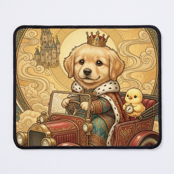 Item preview, Golden Retriever Prince designed and sold by Black Cat Matters.