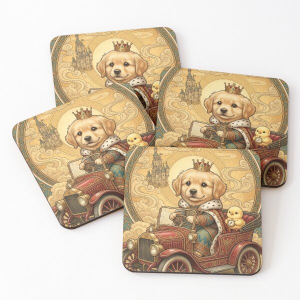 Item preview, Golden Retriever Prince designed and sold by Black Cat Matters.