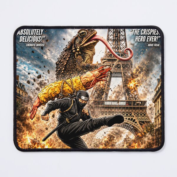Item preview, TEMPURA NINJA THE MOVIE: Revenge of the Toad Kaiju designed and sold by Surreal Characters & Cute Pups.