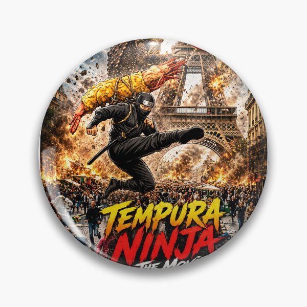 Item preview, TEMPURA NINJA THE MOVIE: Revenge of the Toad Kaiju designed and sold by Surreal Characters & Cute Pups.