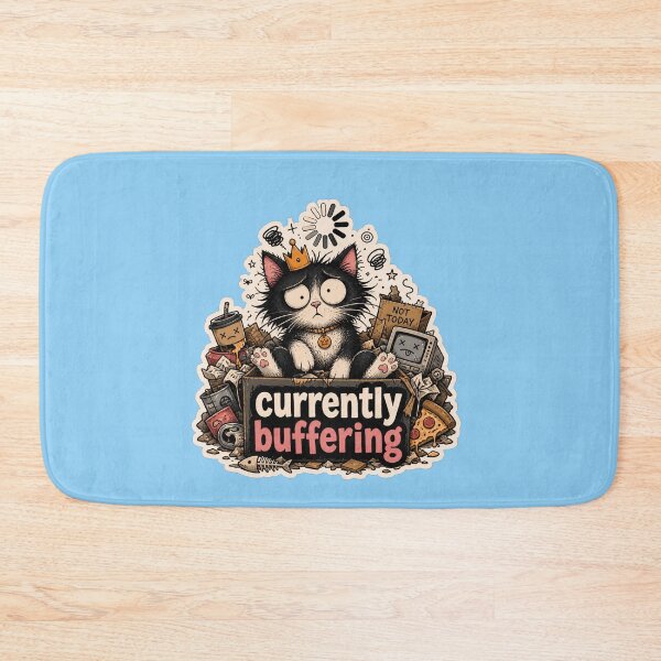 Item preview, King of Trash Currently Buffering designed and sold by logicfun.
