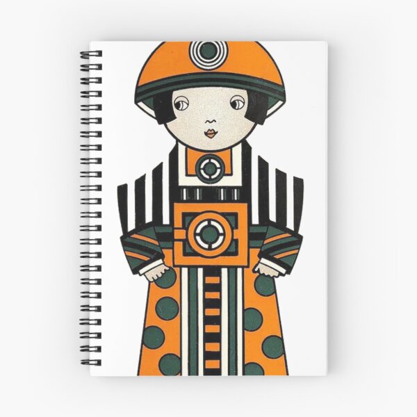 Item preview, Vintage Advertisement for Queen City Inks - Orange and Green Figure designed and sold by thelivingrp.