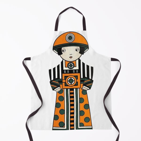 Item preview, Vintage Advertisement for Queen City Inks - Orange and Green Figure designed and sold by thelivingrp.