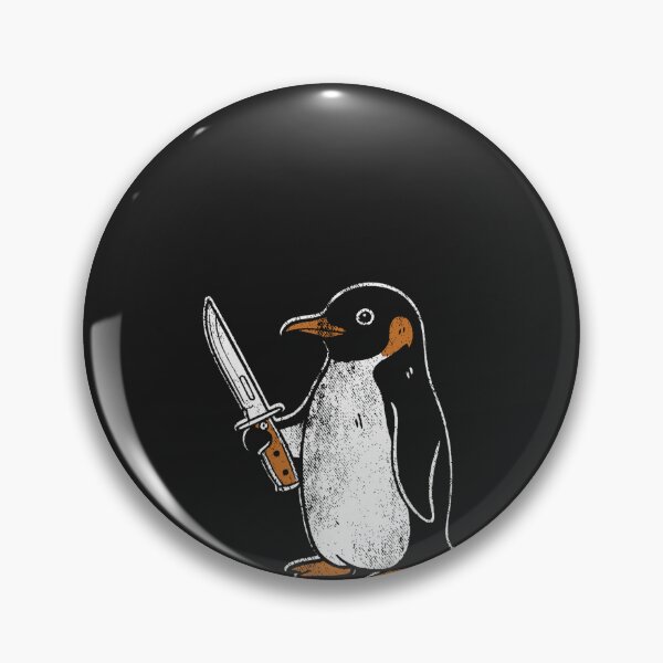 Item preview, Flight was Never an Option Funny Penguin with Knife designed and sold by CriseldaBruning.