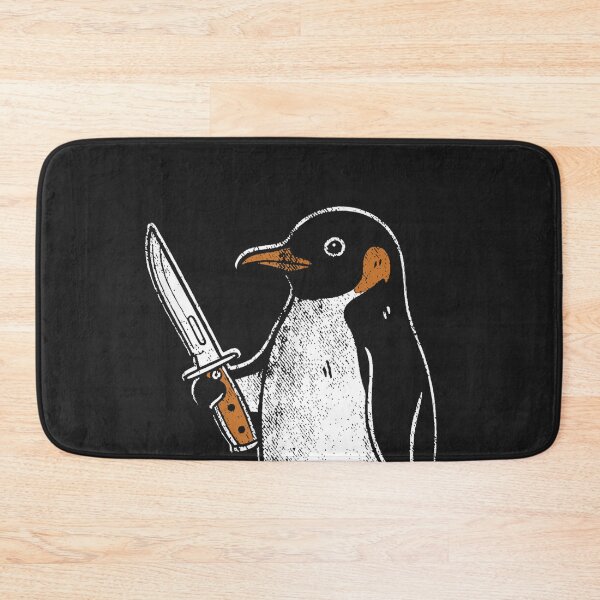 Item preview, Flight was Never an Option Funny Penguin with Knife designed and sold by CriseldaBruning.