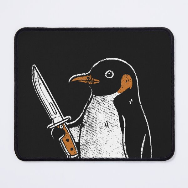 Item preview, Flight was Never an Option Funny Penguin with Knife designed and sold by CriseldaBruning.