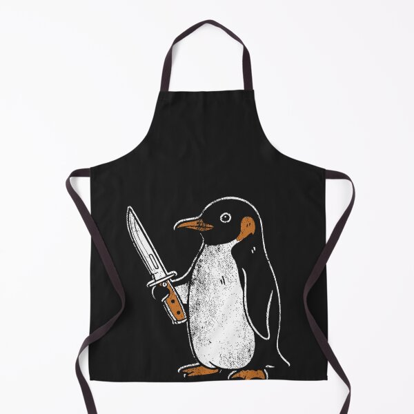 Item preview, Flight was Never an Option Funny Penguin with Knife designed and sold by CriseldaBruning.