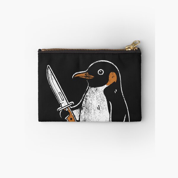 Item preview, Flight was Never an Option Funny Penguin with Knife designed and sold by CriseldaBruning.