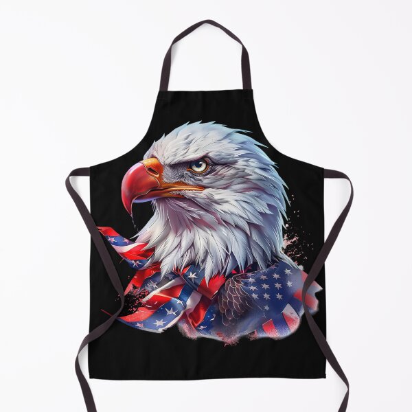 Item preview, Patriotic American Bald Eagle Watercolor Aesthetic Illustration Art designed and sold by NotasCreativa.