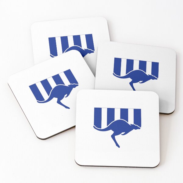 Item preview, North Melbourne Kangaroos Retro AFL Logo designed and sold by Luke Foran Sports Art.