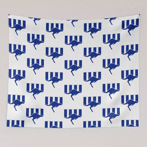 Item preview, North Melbourne Kangaroos Retro AFL Logo designed and sold by Luke Foran Sports Art.