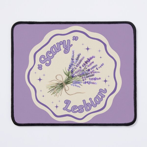 Item preview, Lavender Scare Lesbian Pride Sticker designed and sold by SticknWoke.