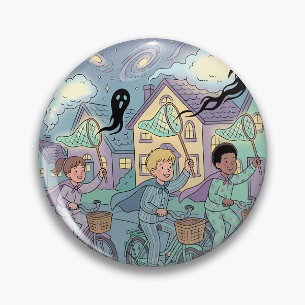 Item preview, Dream Patrol PJs Night Bike Ghosts Adventure designed and sold by msolgray.