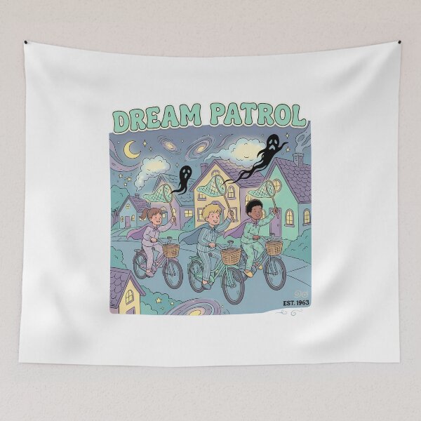 Item preview, Dream Patrol PJs Night Bike Ghosts Adventure designed and sold by msolgray.
