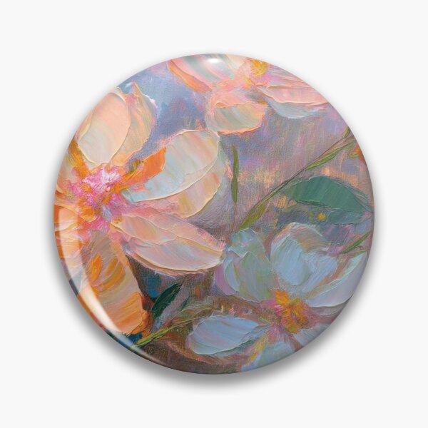 Item preview, Nude Neutral Pastel VINTAGE wildflowers, boho beige botanical watercolour garden, neutral beige and teal green and pink oil painting, pastel leafy floral spring painting designed and sold by navitalidesign.