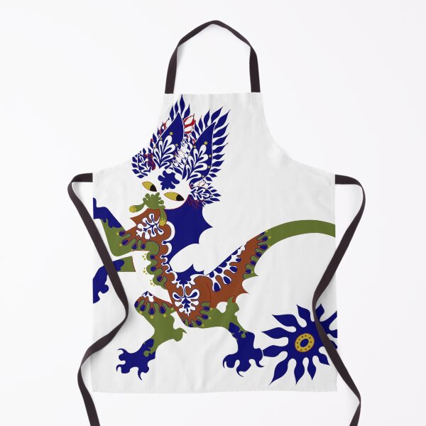 Item preview, Vintage Heraldic Folk Art Chimera Dragon Graphic designed and sold by Apparel-Vortex.