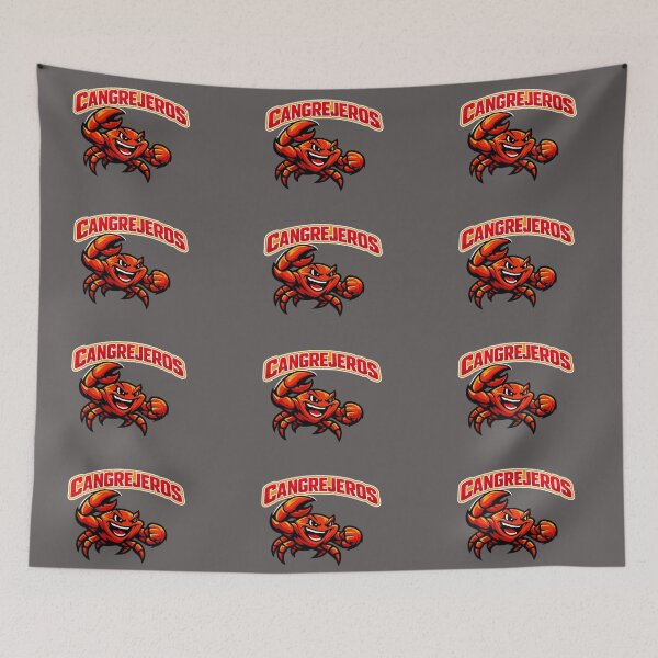 Item preview, Santurce Cangrejeros Basketball - Fierce Crab Mascot Art designed and sold by Urban-InkStudio.