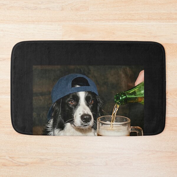 Item preview, Border Collie Drinking Beer Funny Dog Meme designed and sold by CriseldaBruning.
