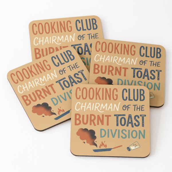 Item preview, Funny Cooking Club Burnt Toast division Joke designed and sold by DuckOddity.