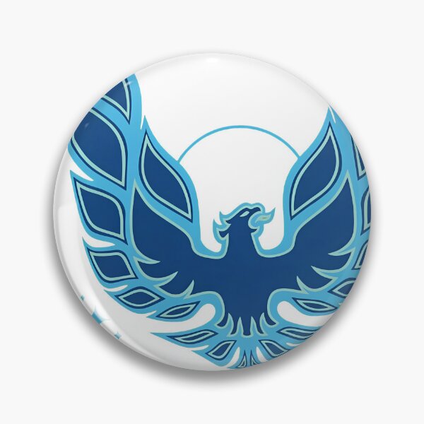 Item preview, Blue Stylized Bird Flight Emblem Classic designed and sold by msolgray.