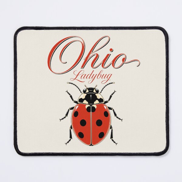 Item preview, Ohio Ladybug Retro State Insect Poster designed and sold by The-Drip-Studio.
