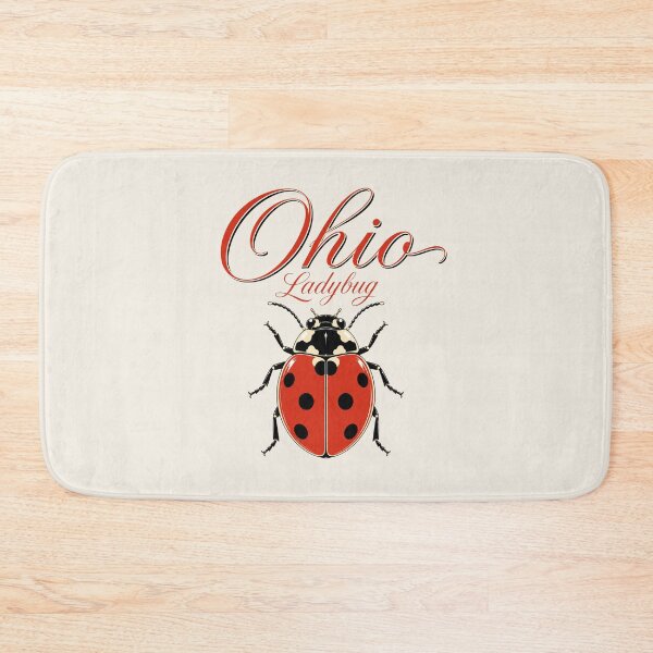 Item preview, Ohio Ladybug Retro State Insect Poster designed and sold by The-Drip-Studio.