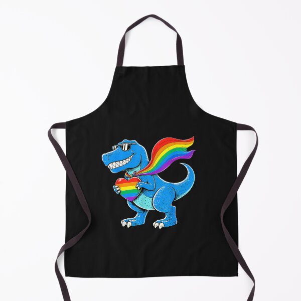 Item preview, Funny T Rex LGBTQ Pride Design US Flag and Heart Gay Support designed and sold by FrankIsabel.