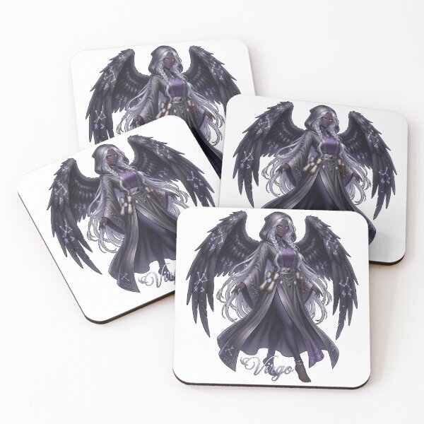 Item preview, Sylvaris the Winged Virgo | Dark Academia Celestial Scholar designed and sold by Joammiyon.