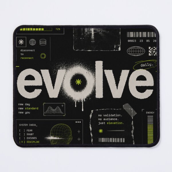 Item preview, Evolve Daily: Discipline, Consistency & Growth Mindset Streetwear Design designed and sold by NBT-NOVA.