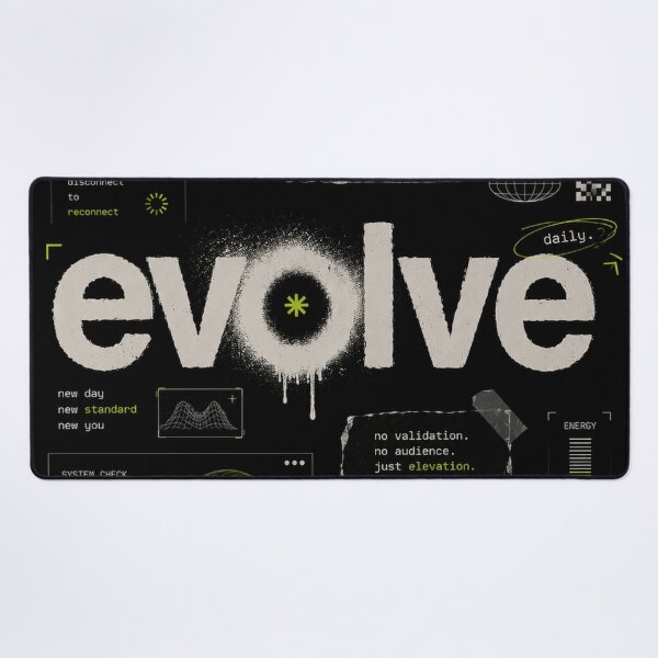 Item preview, Evolve Daily: Discipline, Consistency & Growth Mindset Streetwear Design designed and sold by NBT-NOVA.