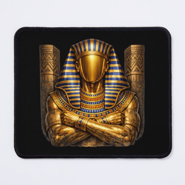 Item preview, Faceless Gold Pharaoh — Ancient Egyptian King Mask Power Art designed and sold by ArtoryWorks.