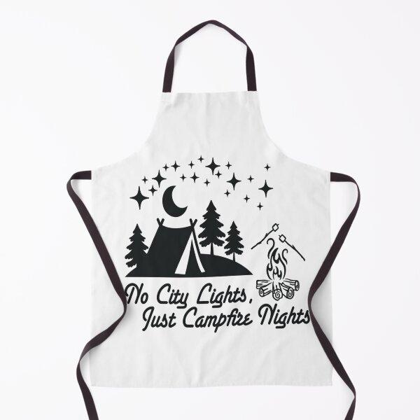 Item preview, No City Lights, Just Campfire Nights designed and sold by TShirtCrafters.