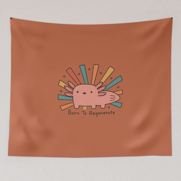 Item preview, Born To Regenerate Axolotl Retro Sunset Funny Axolotl Lover designed and sold by bosamji.