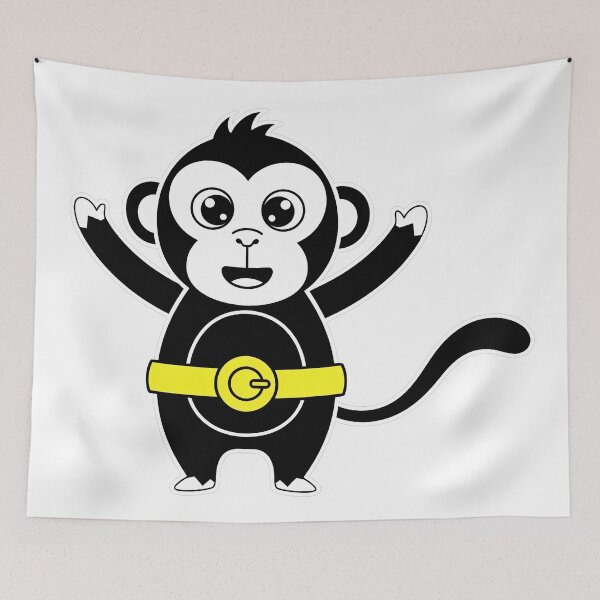 Item preview, Victory Monkey Mascot Logo designed and sold by PixorStudio.