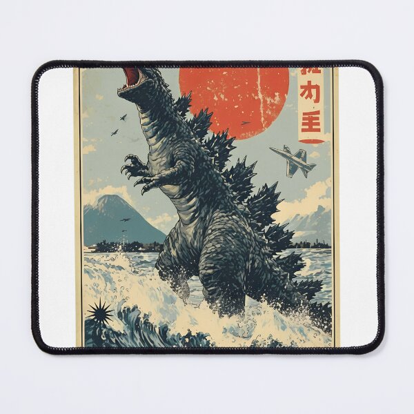 Item preview, Kaiju Vintage Sun Propaganda Movie Monster designed and sold by HumorInHues.