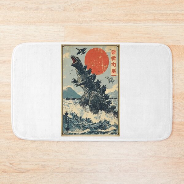 Item preview, Kaiju Vintage Sun Propaganda Movie Monster  designed and sold by HumorInHues.