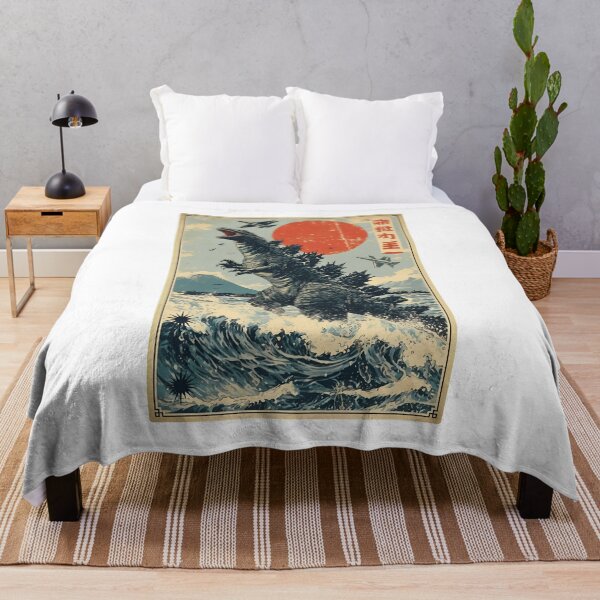 Item preview, Kaiju Vintage Sun Propaganda Movie Monster designed and sold by HumorInHues.