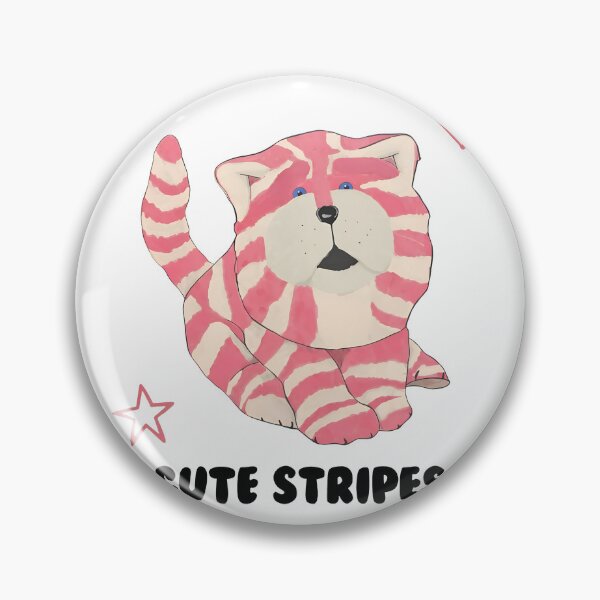 Item preview, Striped Candy Kitten Cute Pet Animal designed and sold by HumorInHues.